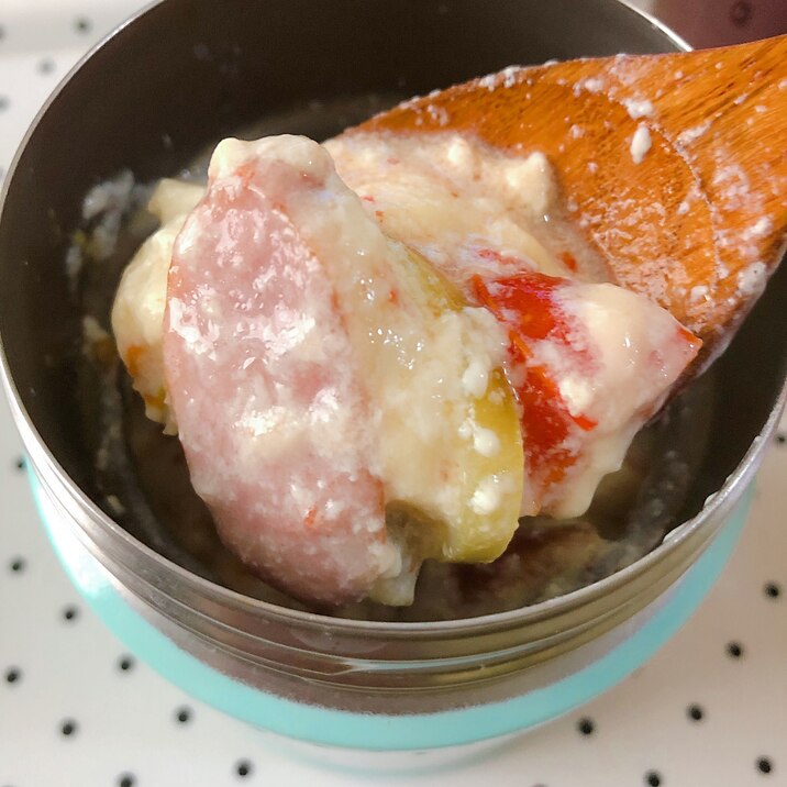 オートミールdeランチ!豆乳トマトチーズリゾット